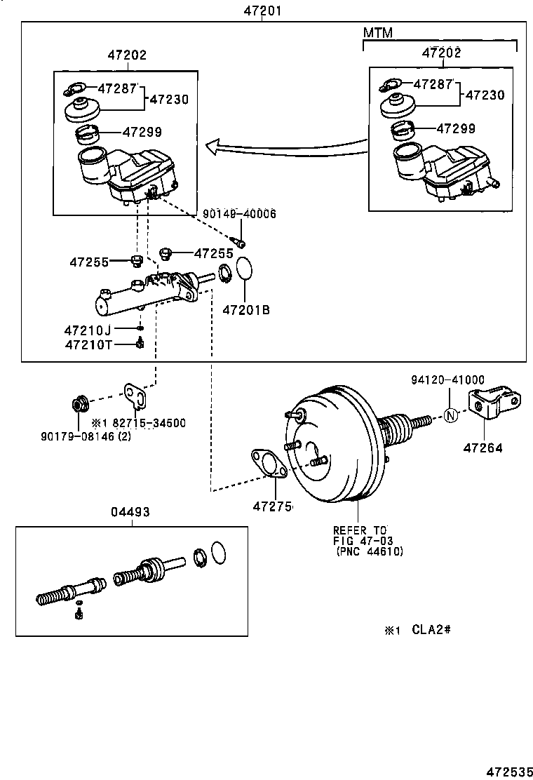  RAV4 |  BRAKE MASTER CYLINDER