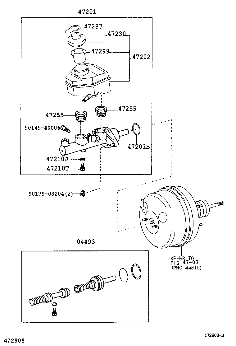  CAMRY |  BRAKE MASTER CYLINDER