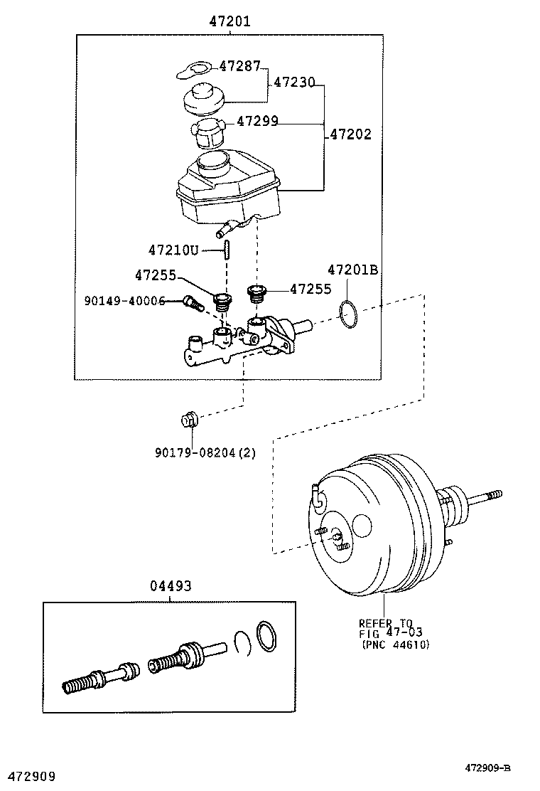  CAMRY |  BRAKE MASTER CYLINDER