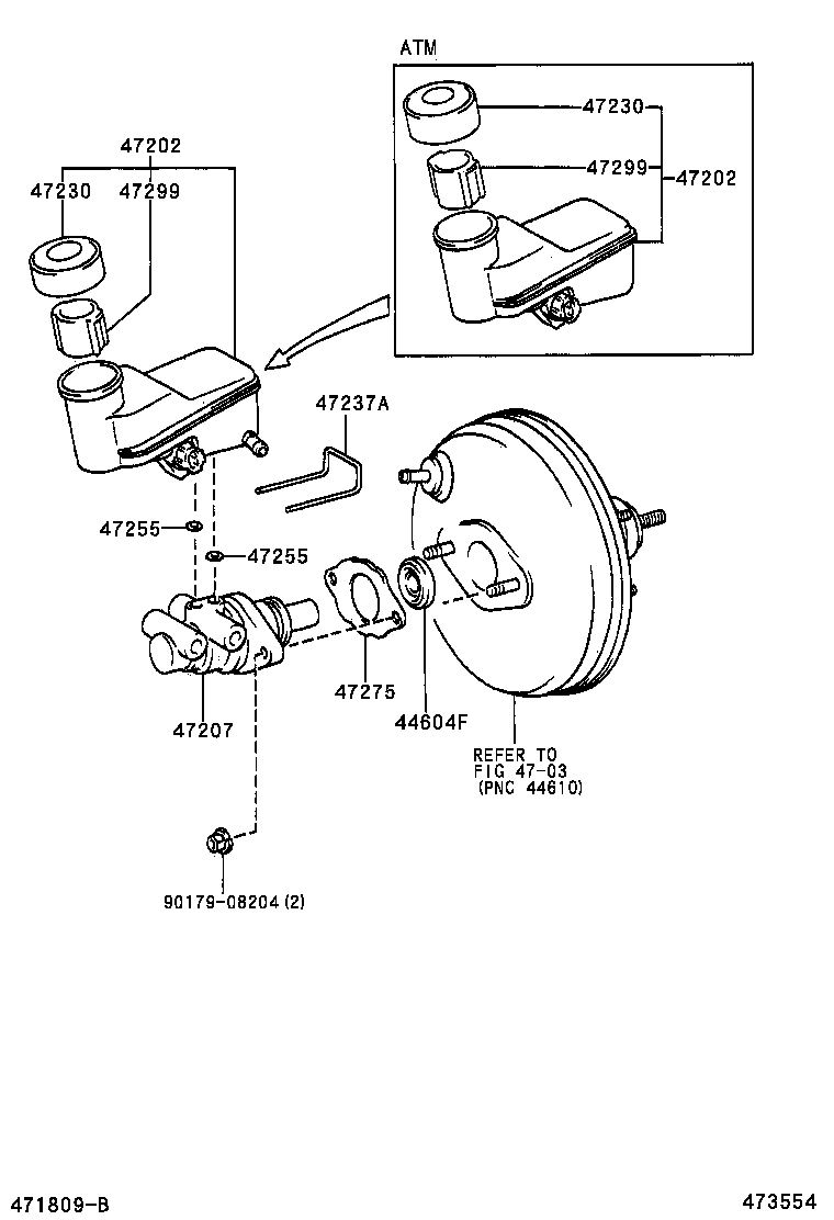  VIOS SOLUNA VIOS |  BRAKE MASTER CYLINDER