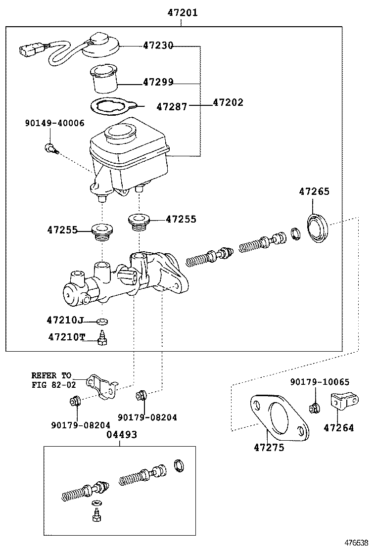  CROWN COMFORT |  BRAKE MASTER CYLINDER