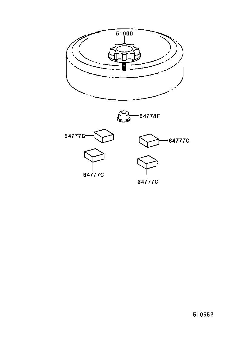  CROWN |  SPARE WHEEL CARRIER