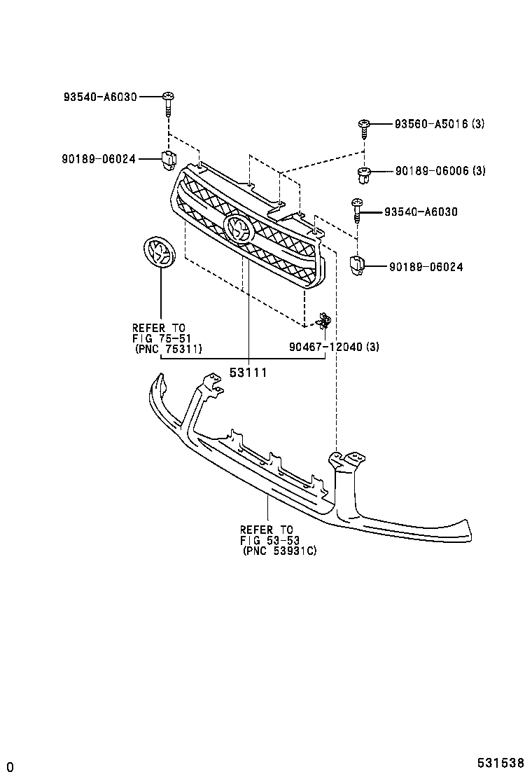  RAV4 |  RADIATOR GRILLE