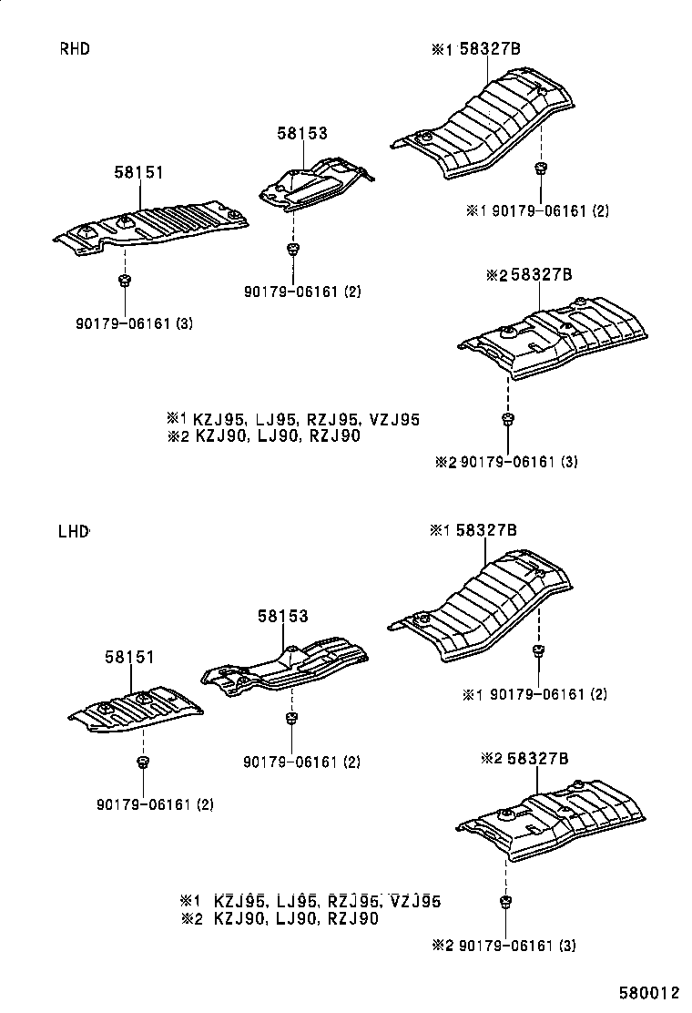  LAND CRUISER 90 |  FLOOR INSULATOR