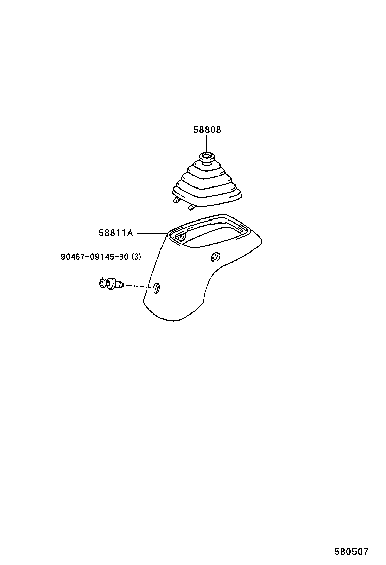  DYNA 200 |  CONSOLE BOX BRACKET