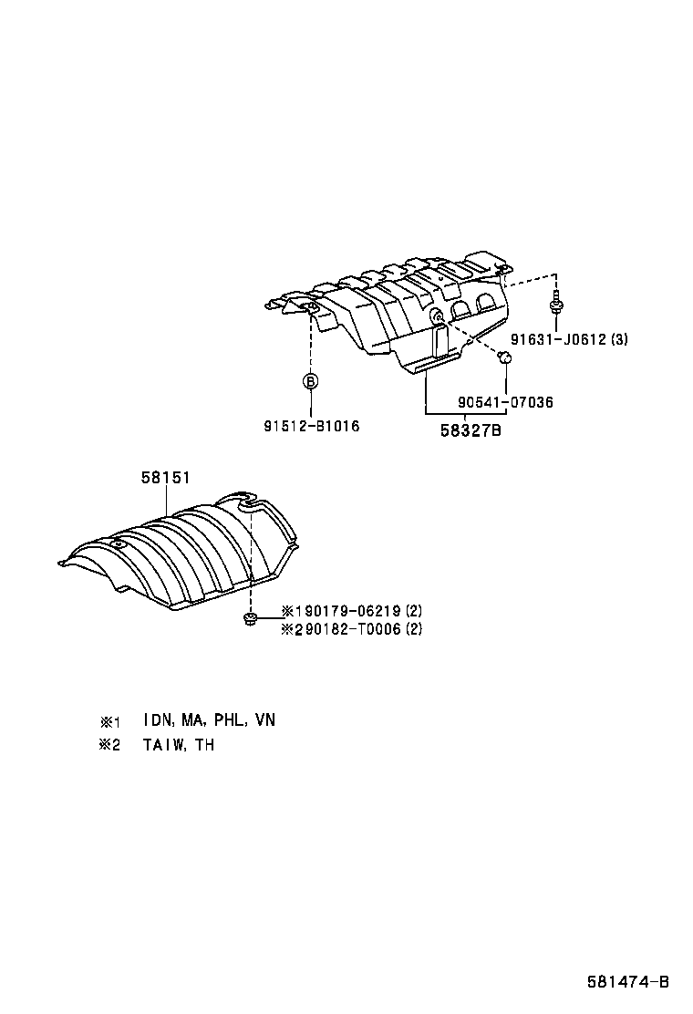  CAMRY |  FLOOR INSULATOR