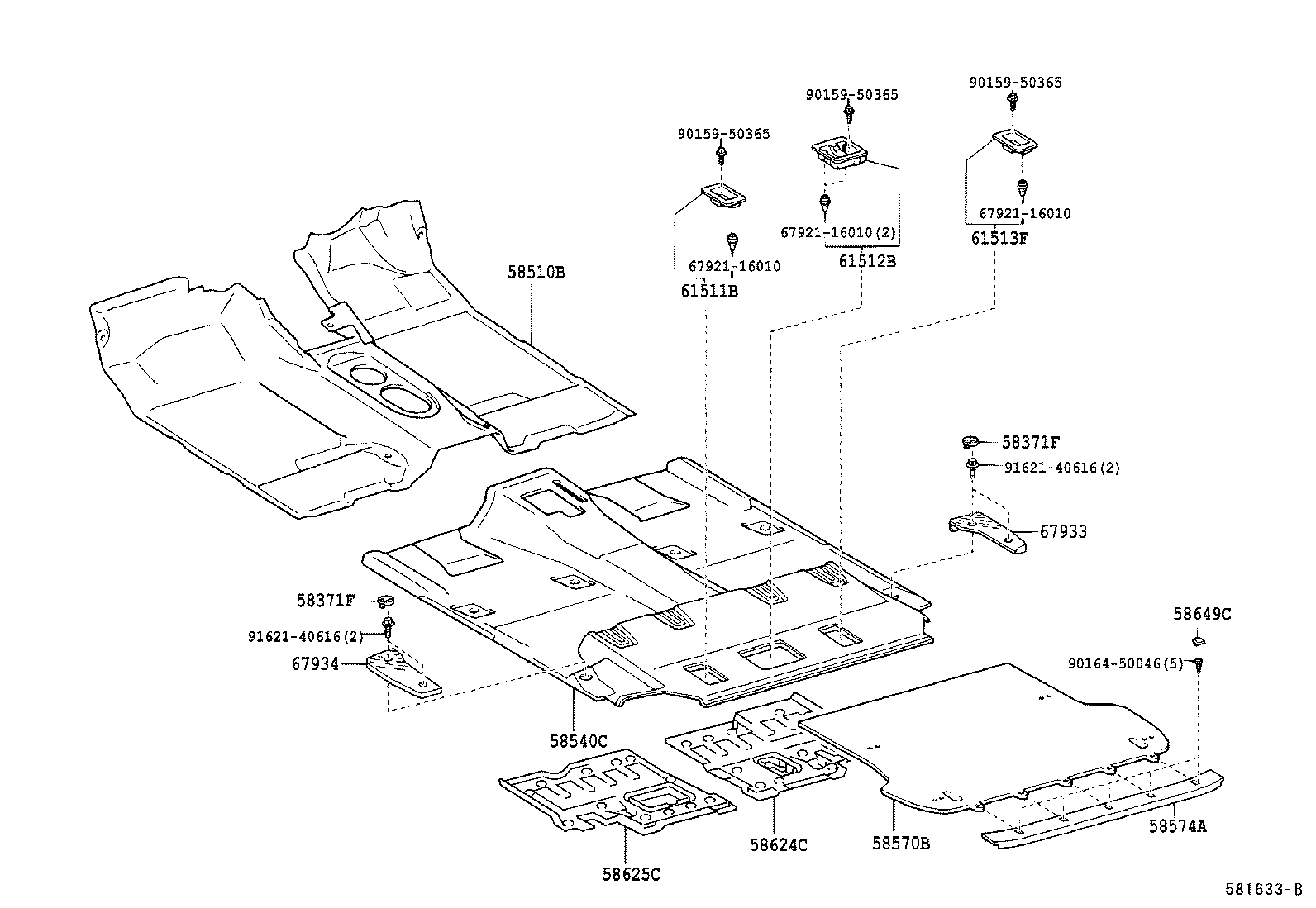  LAND CRUISER PRADO |  FLOOR MAT SILENCER PAD