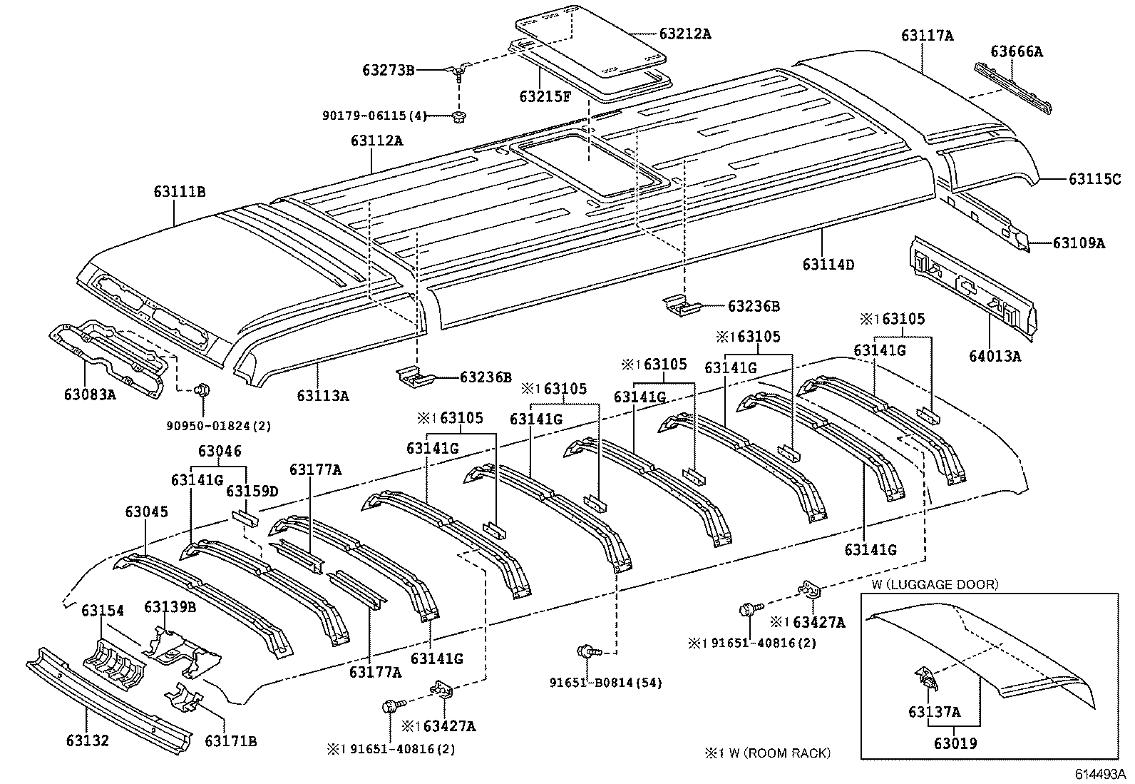  COASTER CHINA |  ROOF PANEL BACK PANEL