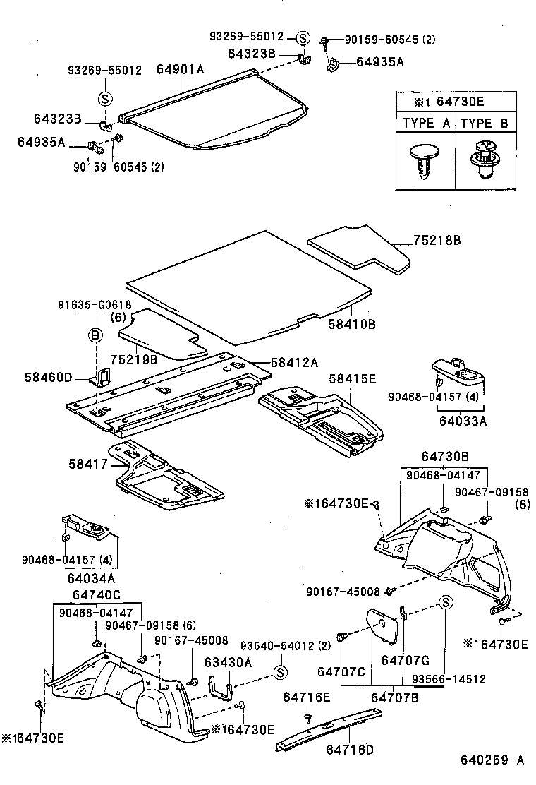  COROLLA |  DECK BOARD DECK TRIM COVER