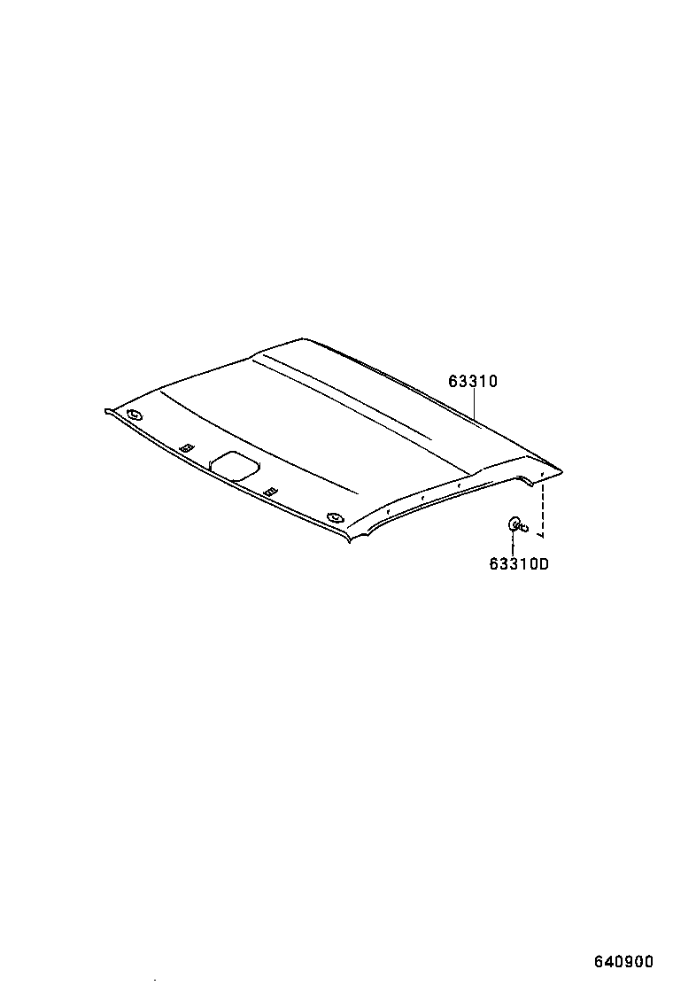  DYNA |  ROOF HEADLINING SILENCER PAD