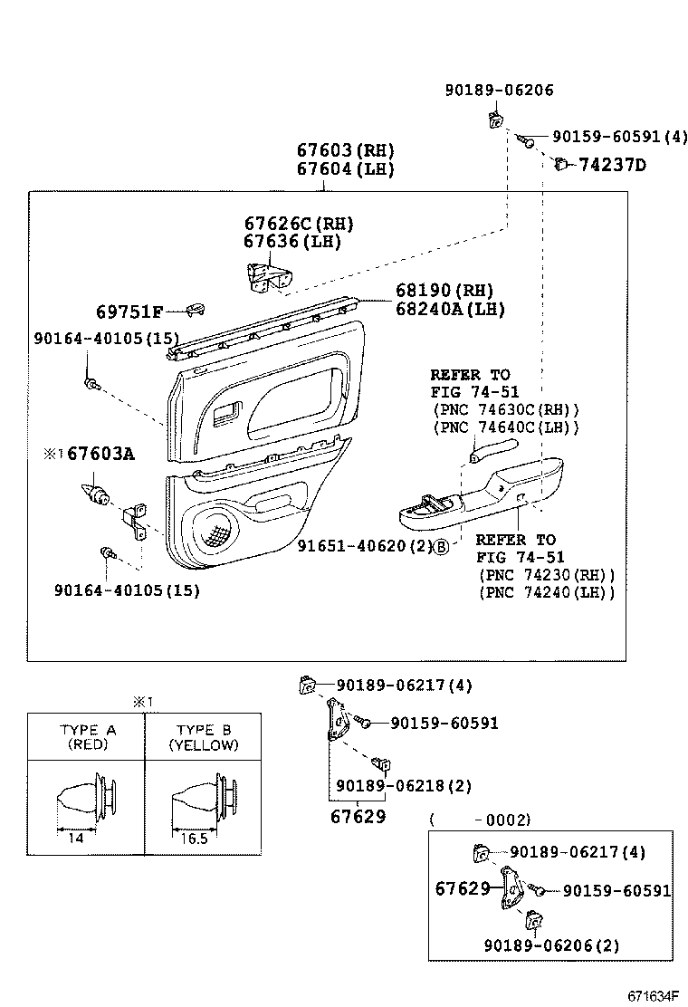  LAND CRUISER 90 |  REAR DOOR PANEL GLASS