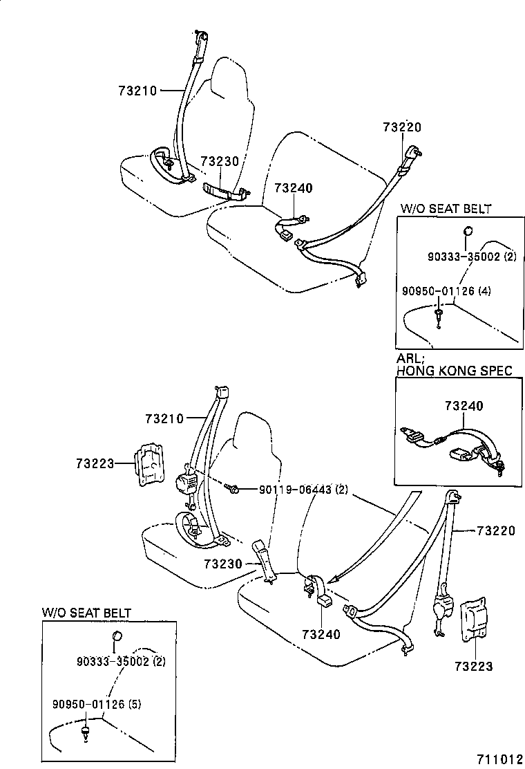  DYNA 200 |  SEAT BELT