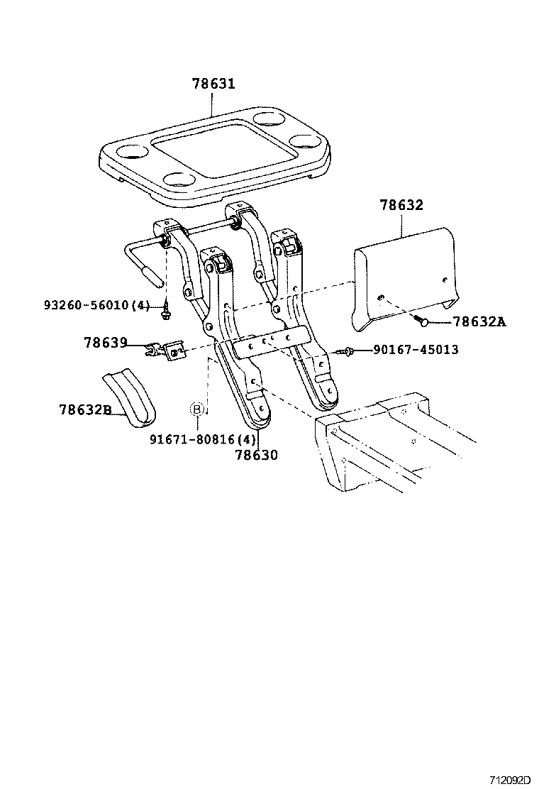  HIACE HIACE S B V |  SEAT SEAT TRACK