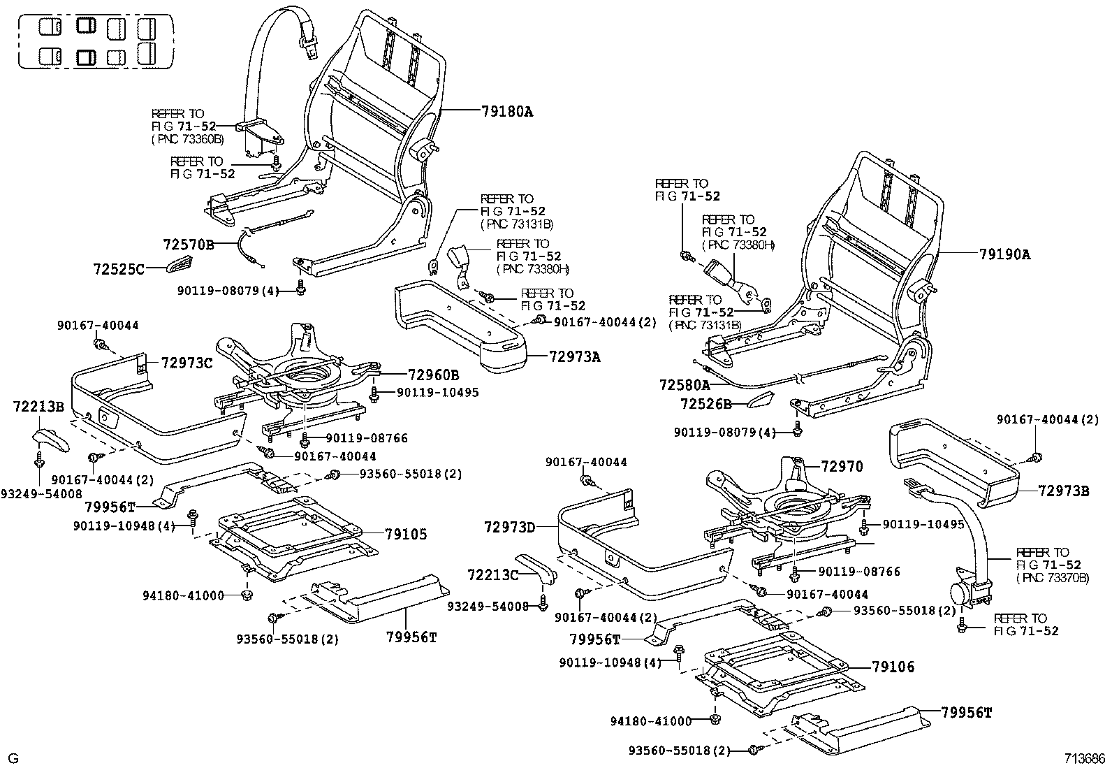  HIACE |  SEAT SEAT TRACK