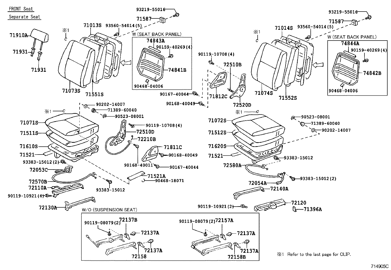  LAND CRUISER 70 |  SEAT SEAT TRACK