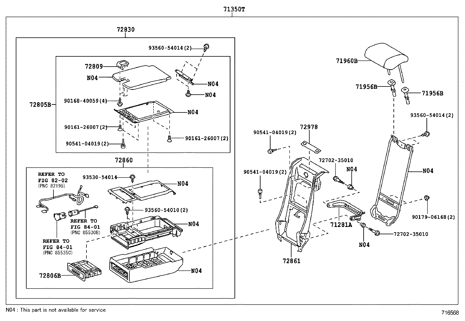  CROWN CHINA |  REAR SEAT SEAT TRACK