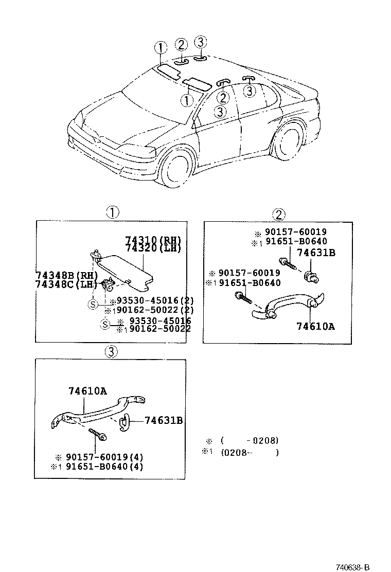  YARIS ECHO |  ARMREST VISOR