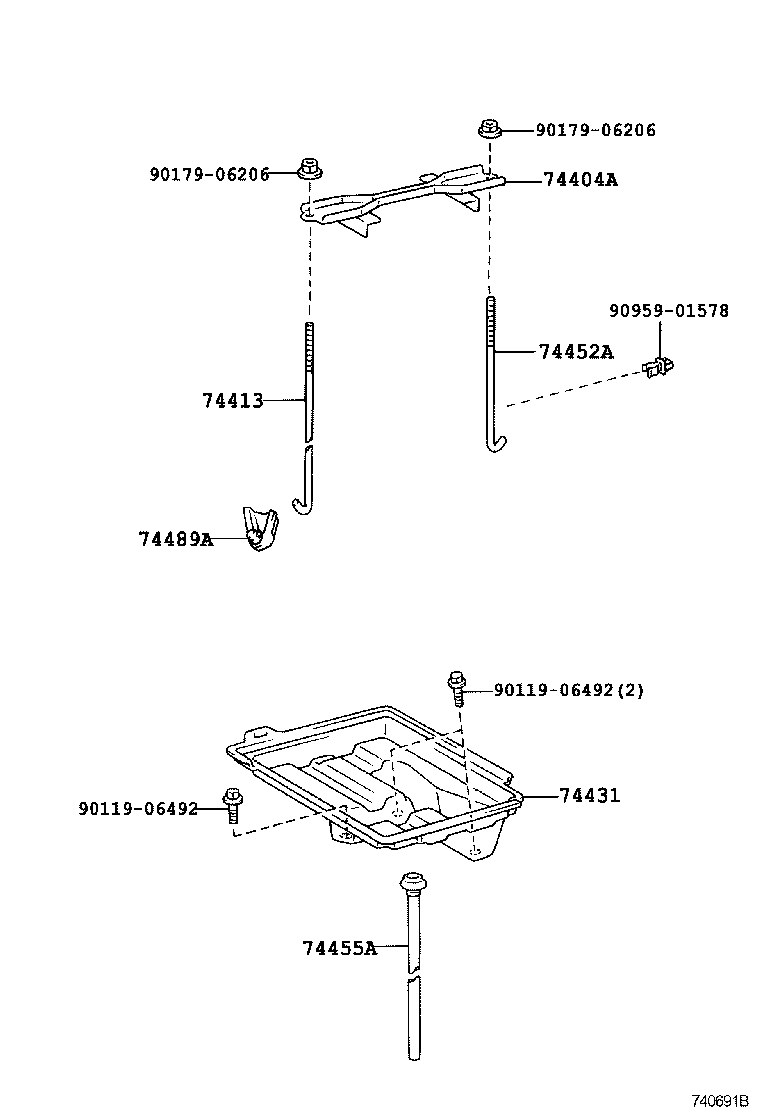  CROWN |  BATTERY CARRIER