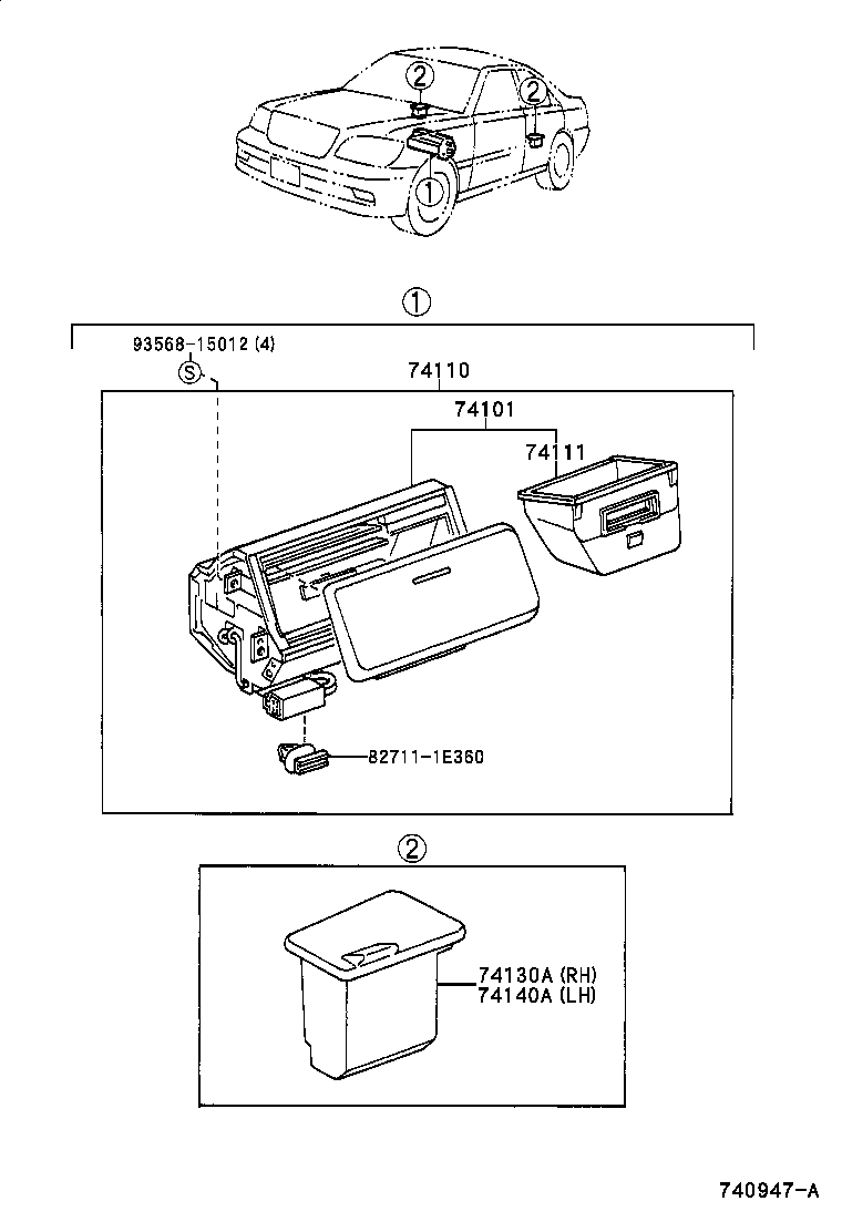  CROWN |  ASH RECEPTACLE