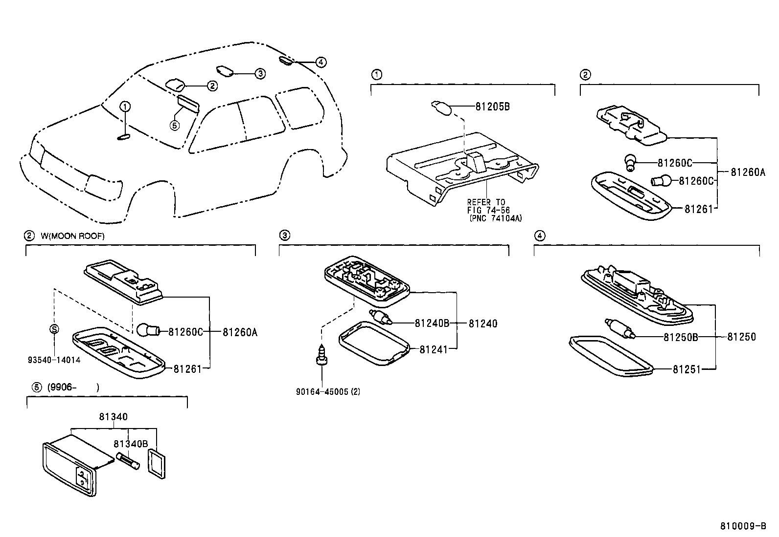  LAND CRUISER 90 |  INTERIOR LAMP