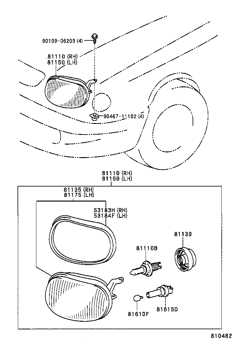  COROLLA |  HEADLAMP