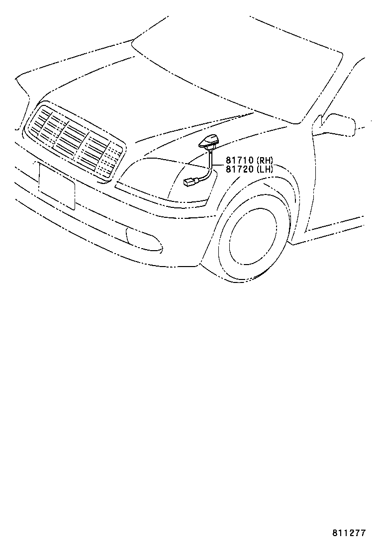  CROWN |  FRONT MARKER LAMP