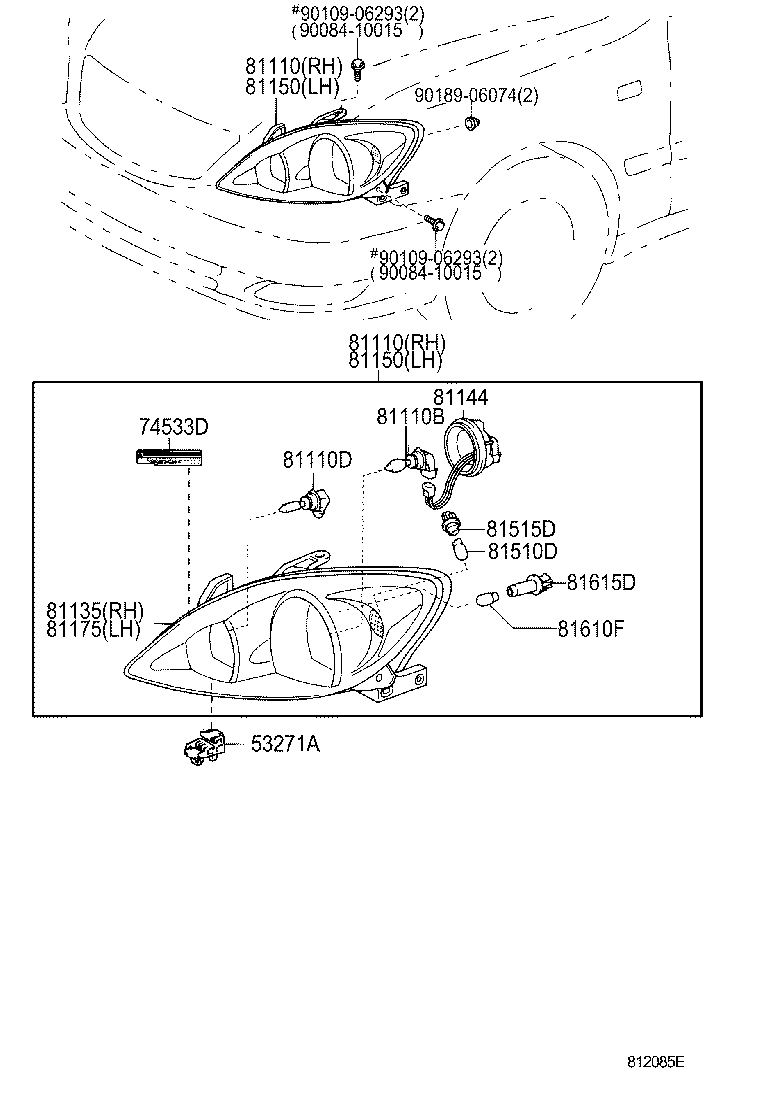  CAMRY |  HEADLAMP