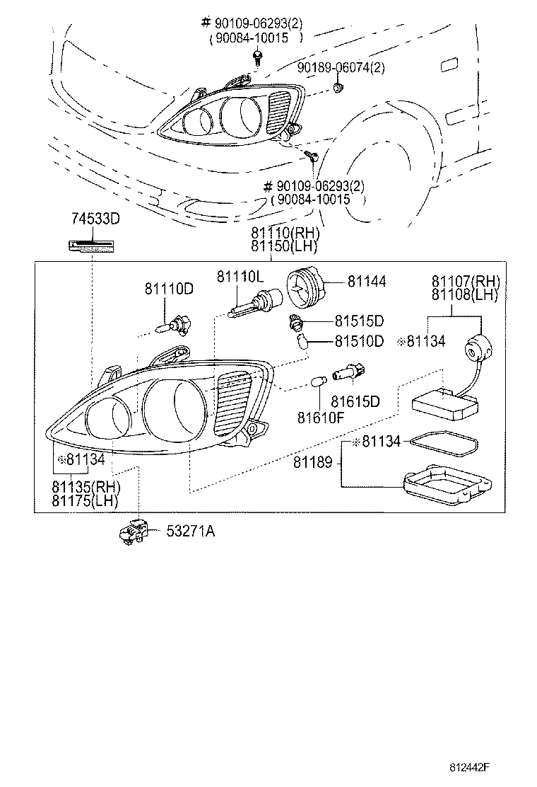  CAMRY |  HEADLAMP