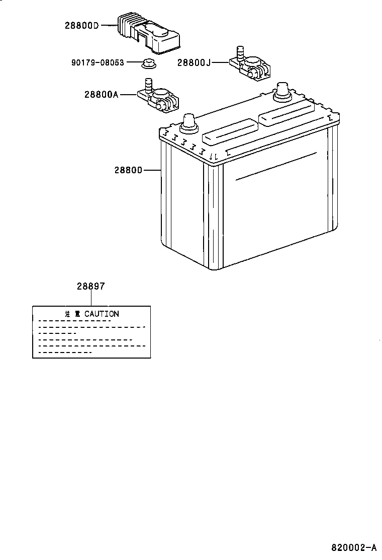  LAND CRUISER 90 |  BATTERY BATTERY CABLE