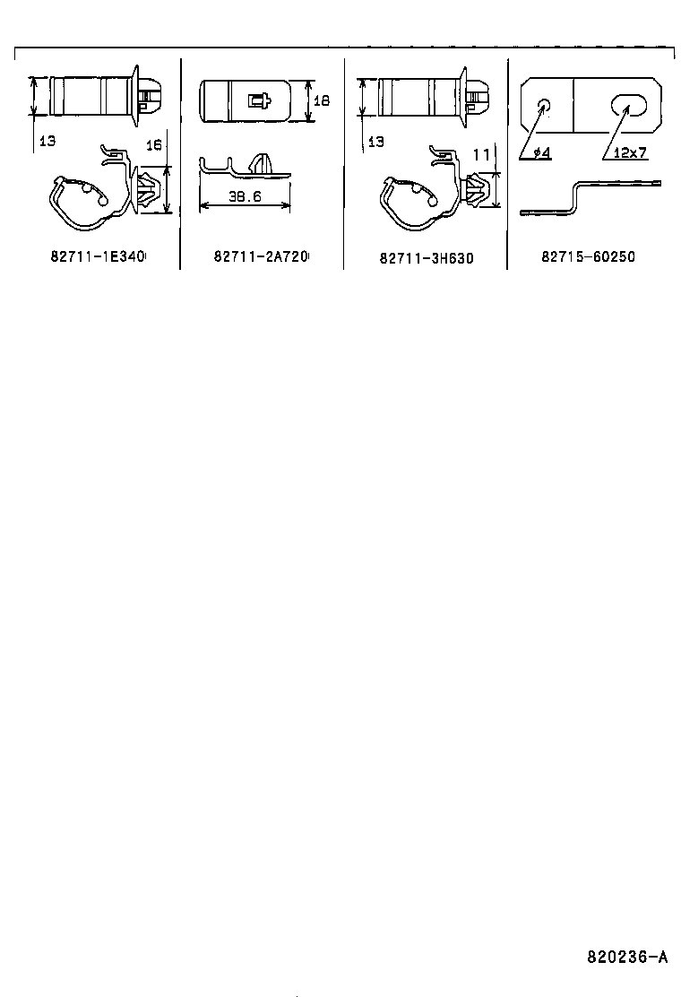  LAND CRUISER 90 |  WIRING CLAMP