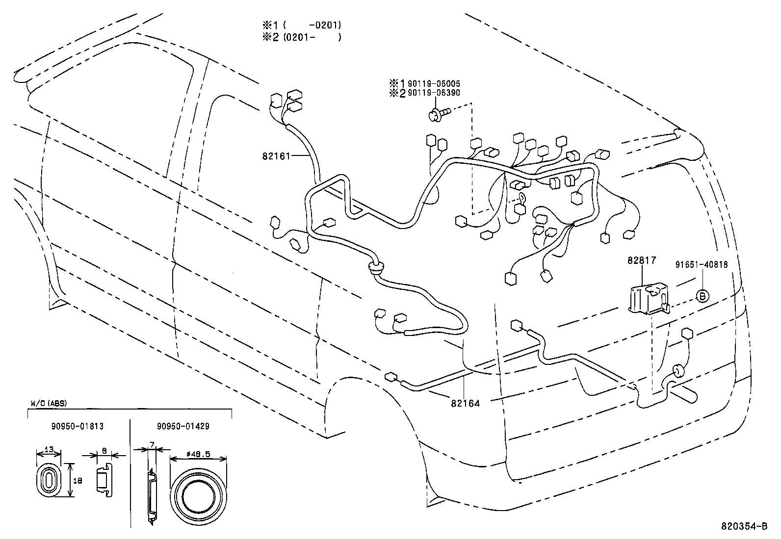  TOWNACE LITEACE |  WIRING CLAMP