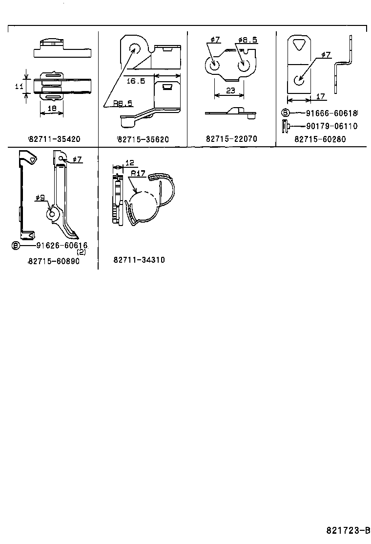  LAND CRUISER 90 |  WIRING CLAMP