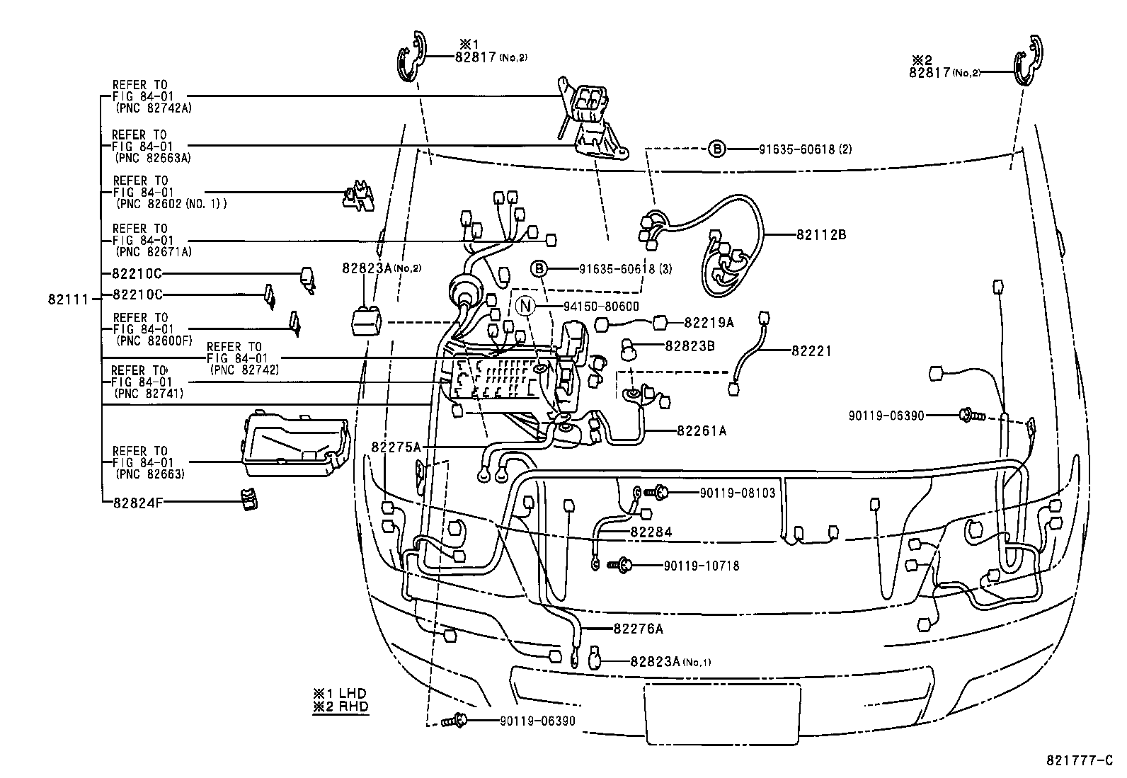  LAND CRUISER 90 |  WIRING CLAMP