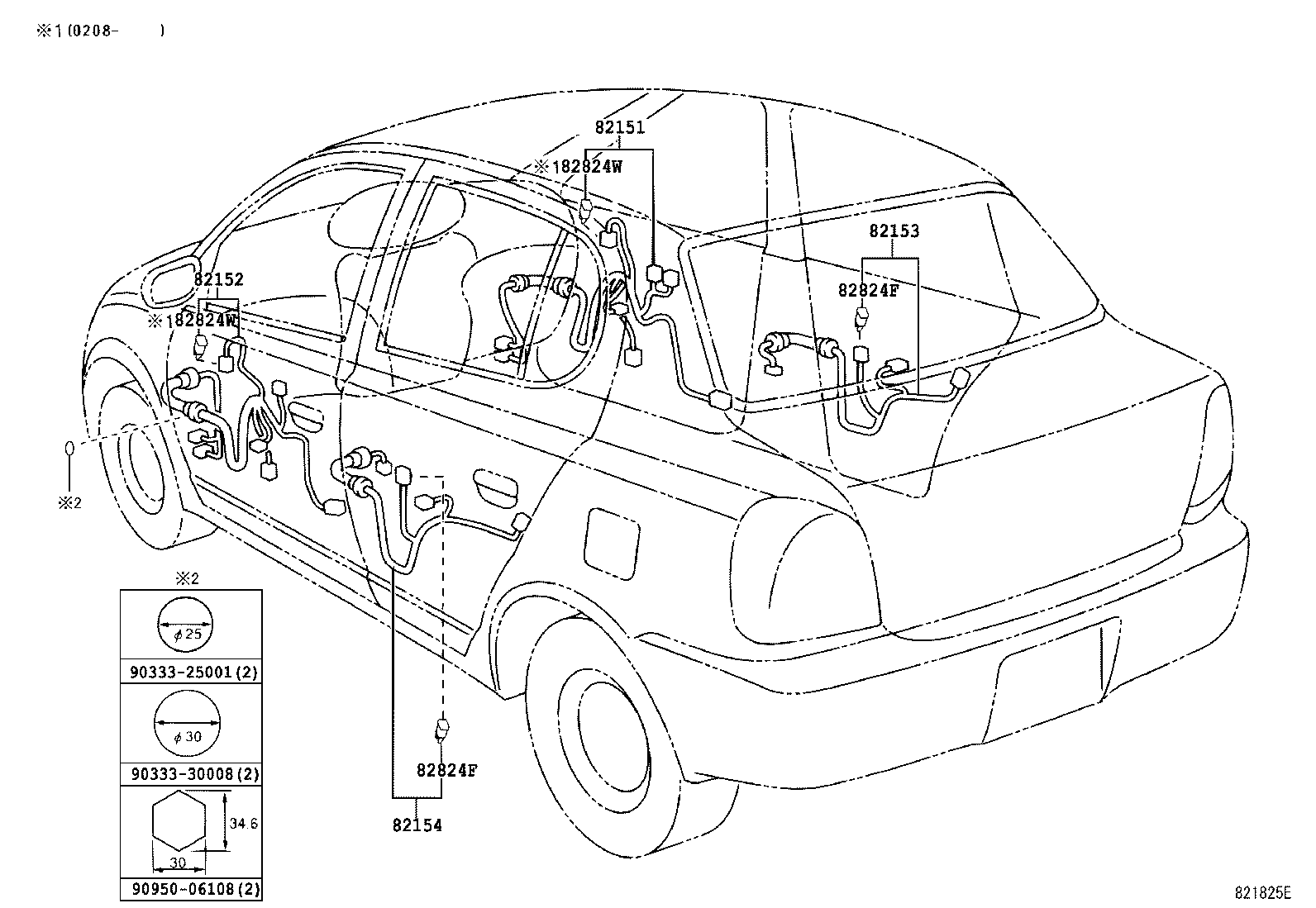  YARIS ECHO |  WIRING CLAMP