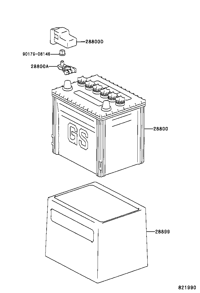  CROWN |  BATTERY BATTERY CABLE