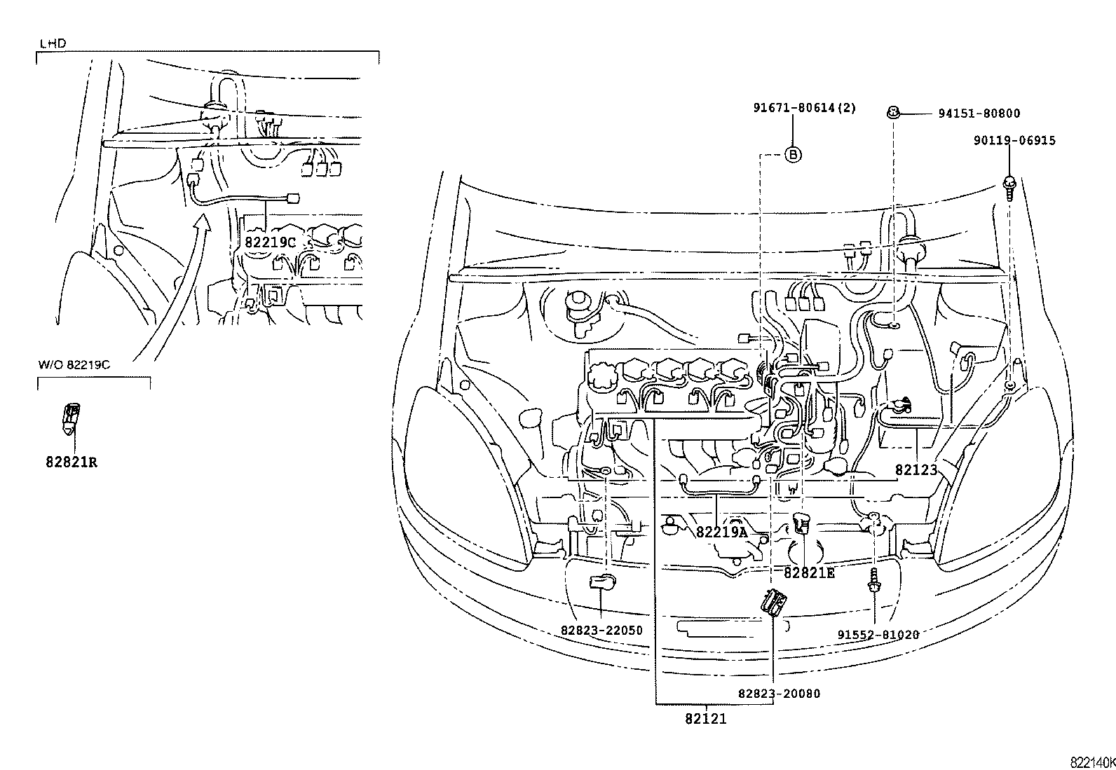  YARIS ECHO |  WIRING CLAMP