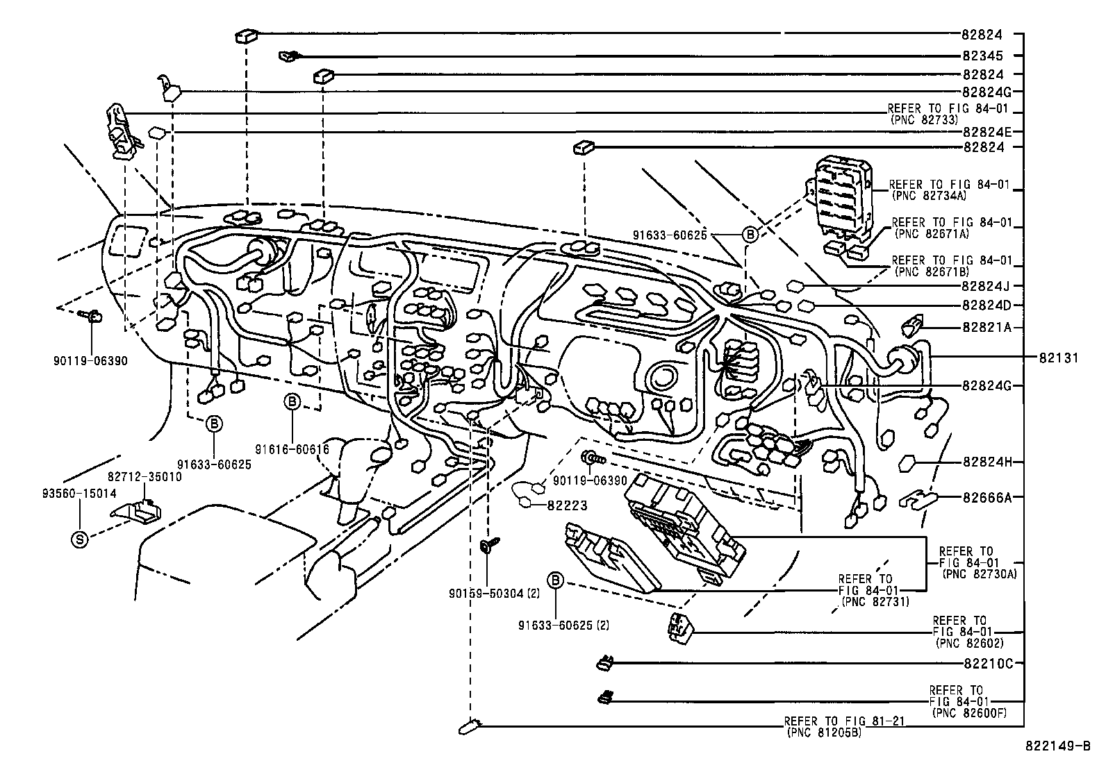  LAND CRUISER 90 |  WIRING CLAMP