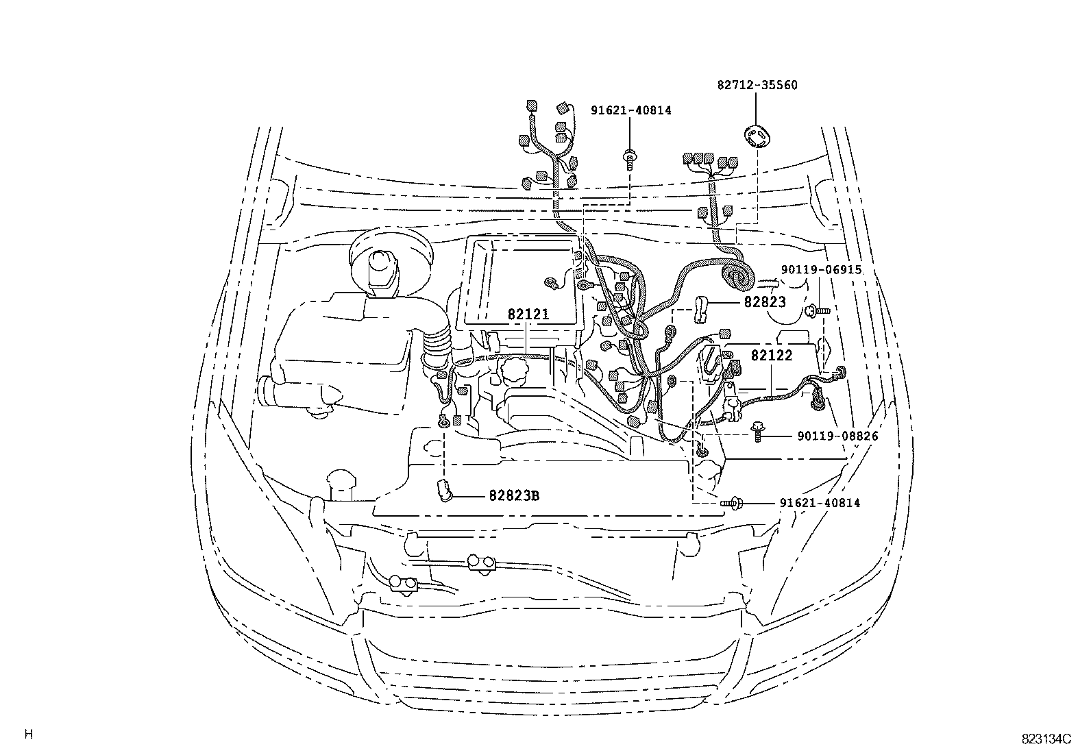  LAND CRUISER PRADO |  WIRING CLAMP