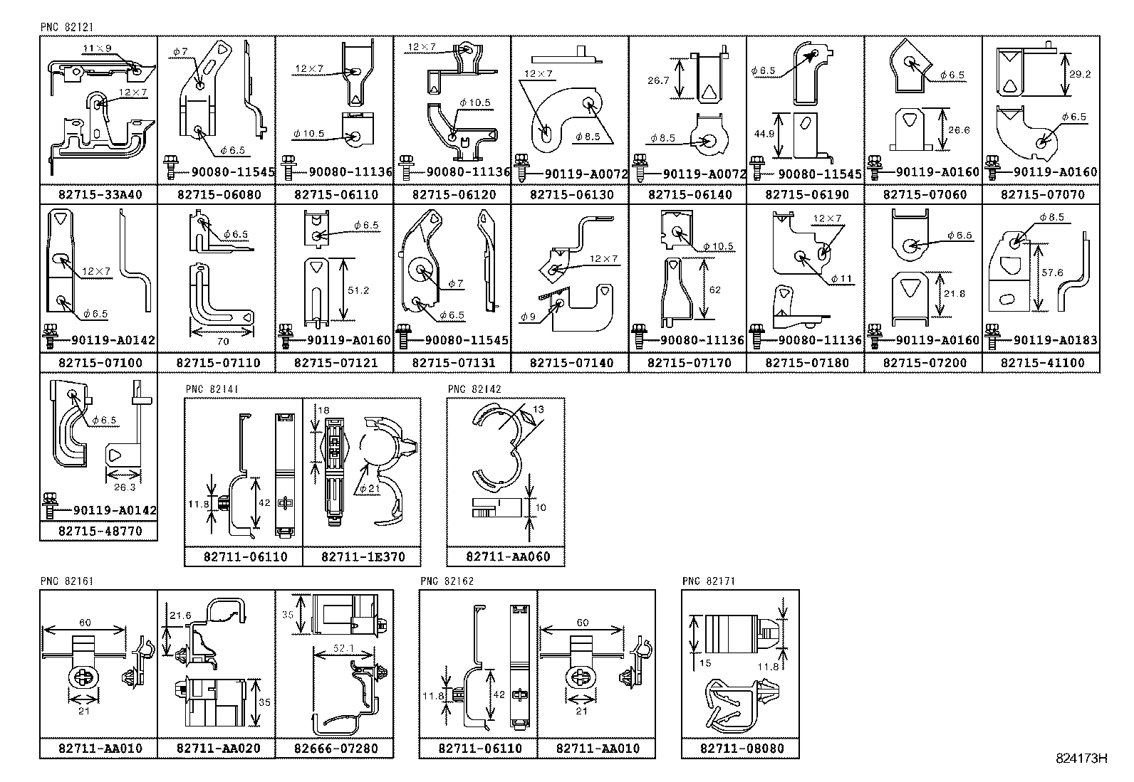  AVALON |  WIRING CLAMP