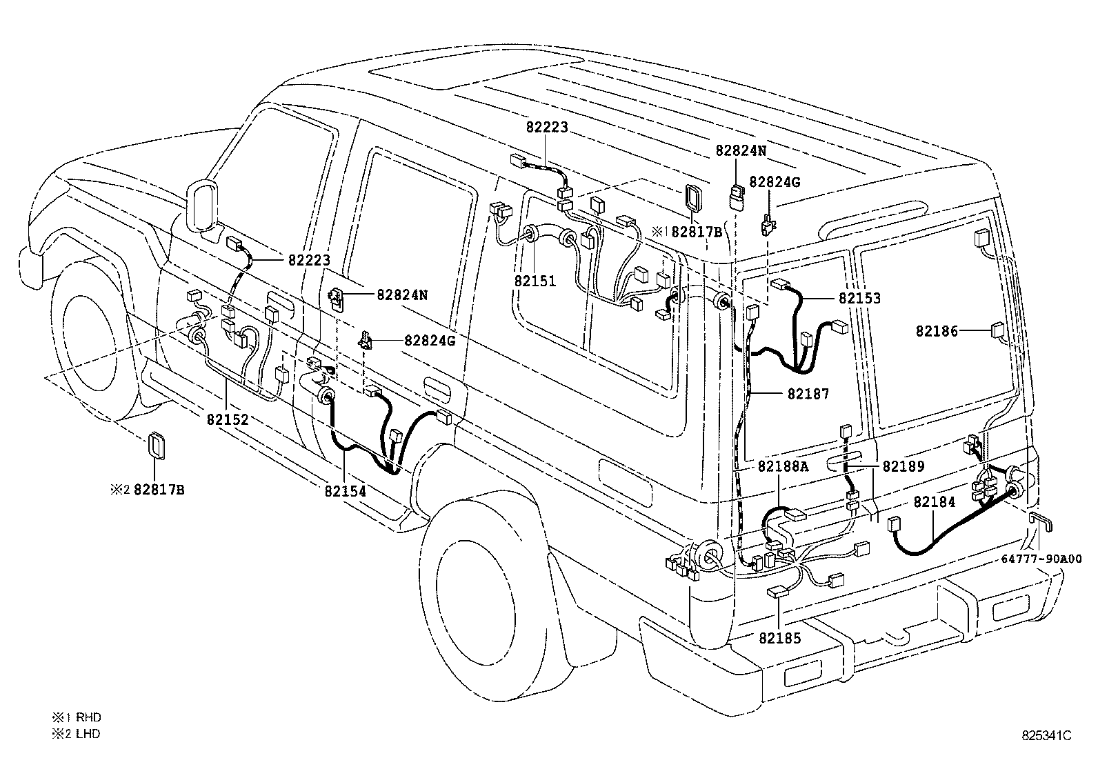  LAND CRUISER 70 |  WIRING CLAMP