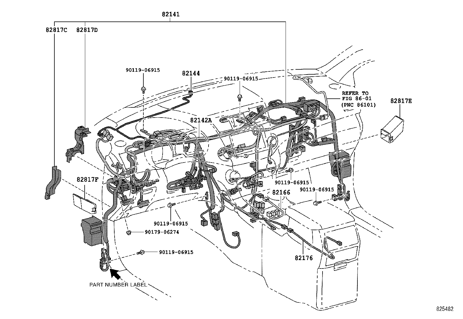  HIGHLANDER KLUGER |  WIRING CLAMP