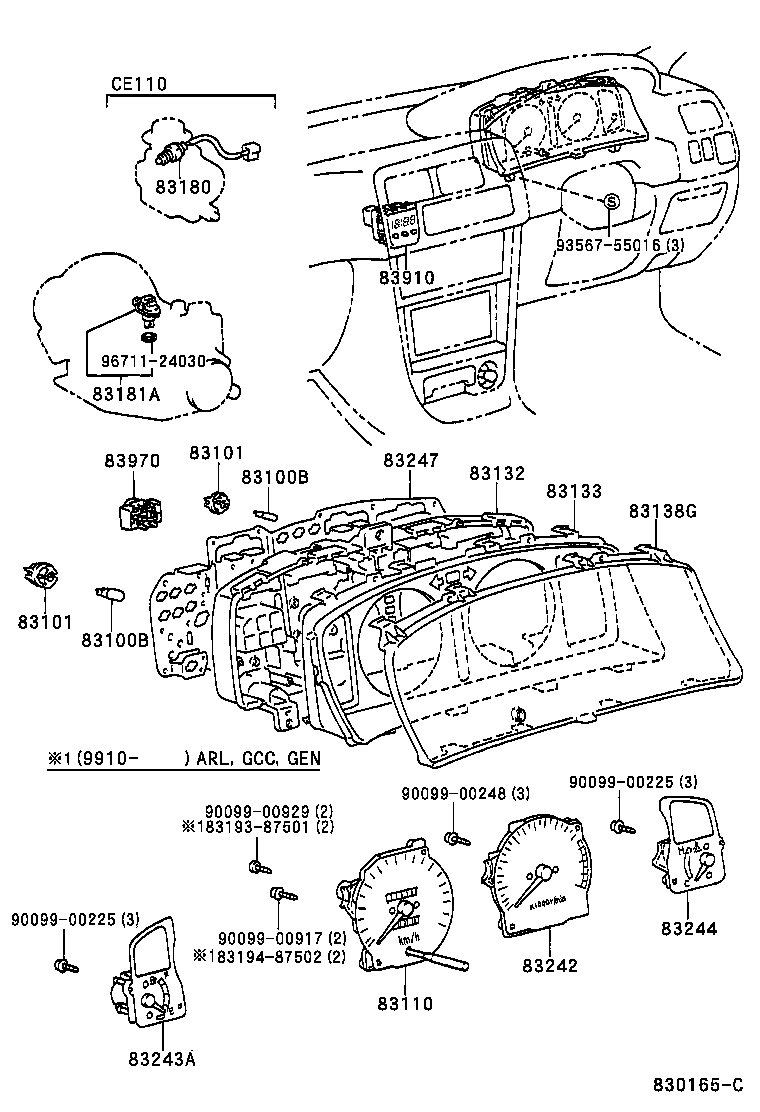  COROLLA |  METER