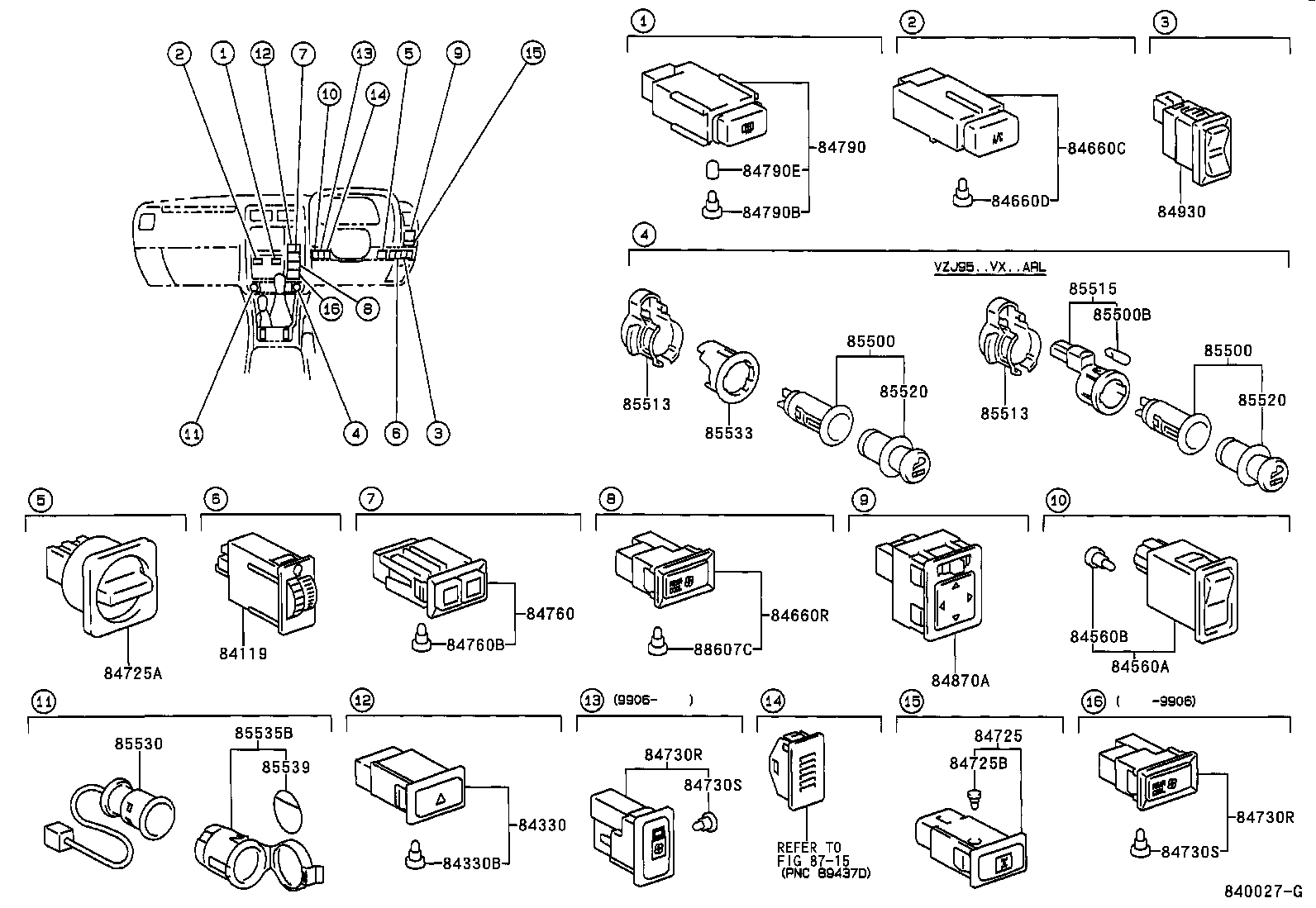  LAND CRUISER 90 |  SWITCH RELAY COMPUTER