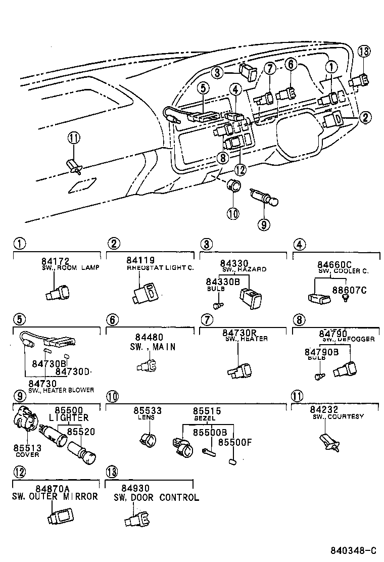  HIACE VAN COMUTER |  SWITCH RELAY COMPUTER