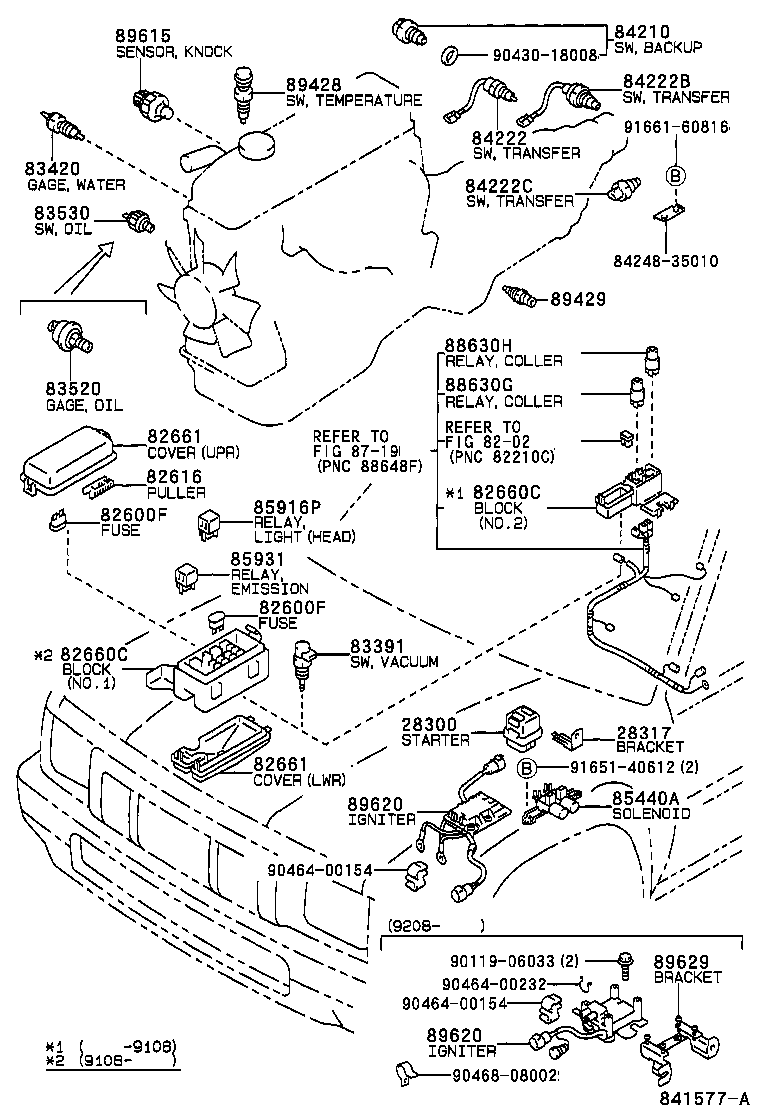  HILUX 4RUNNER |  SWITCH RELAY COMPUTER