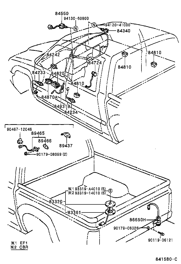  HILUX 4RUNNER |  SWITCH RELAY COMPUTER