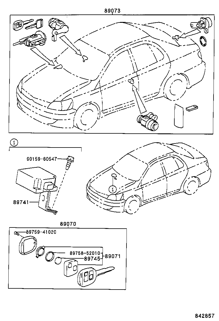  YARIS ECHO |  WIRELESS DOOR LOCK