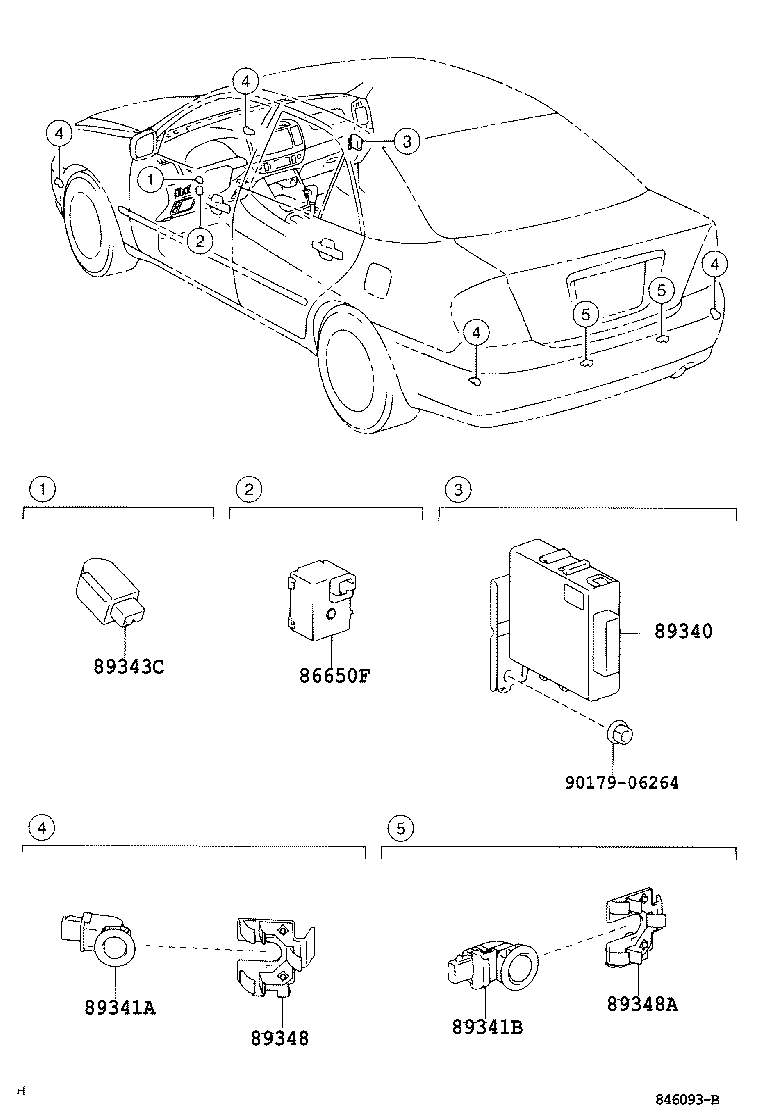  CAMRY |  CLEARANCE BACK SONAR