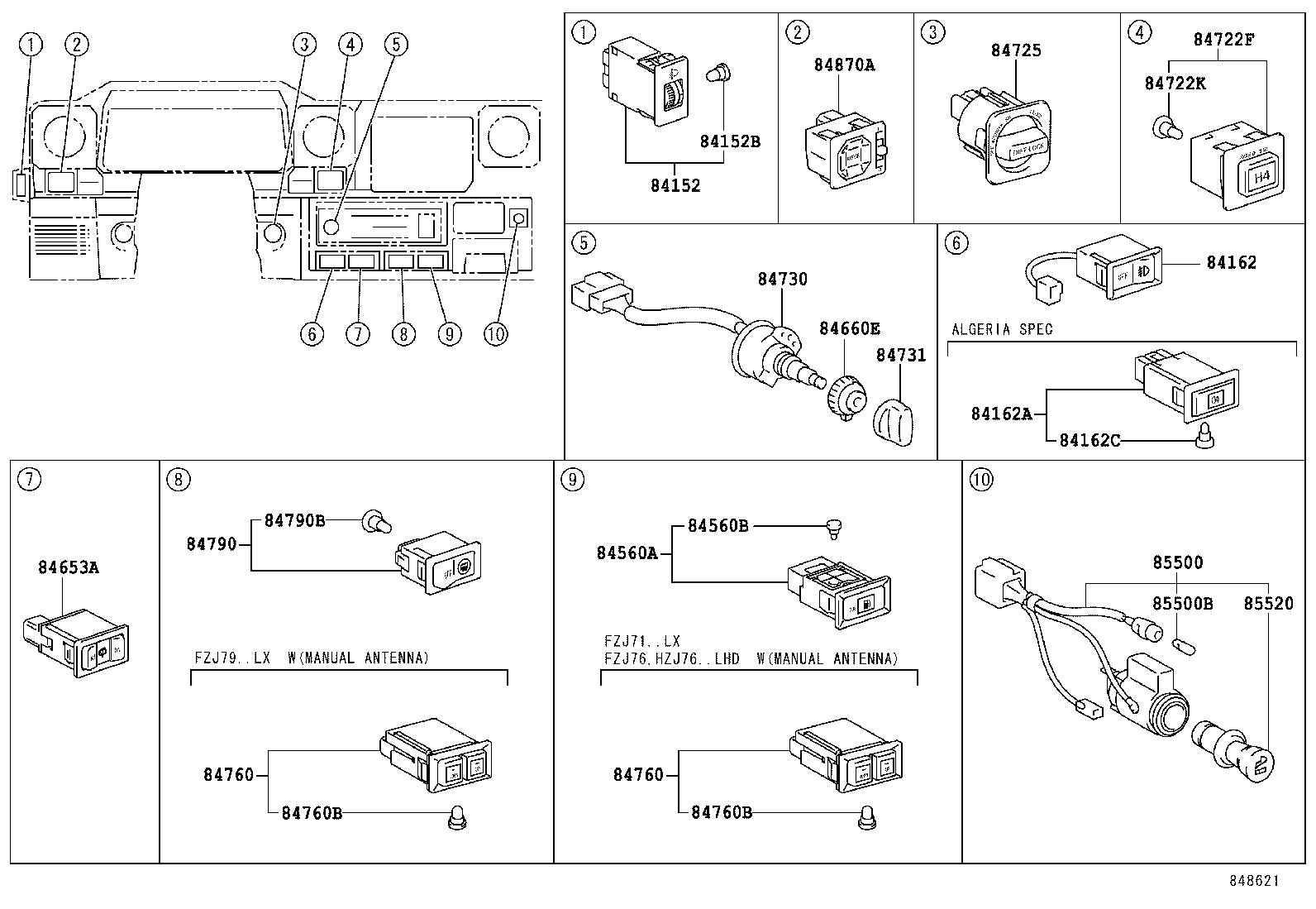  LAND CRUISER 70 |  SWITCH RELAY COMPUTER