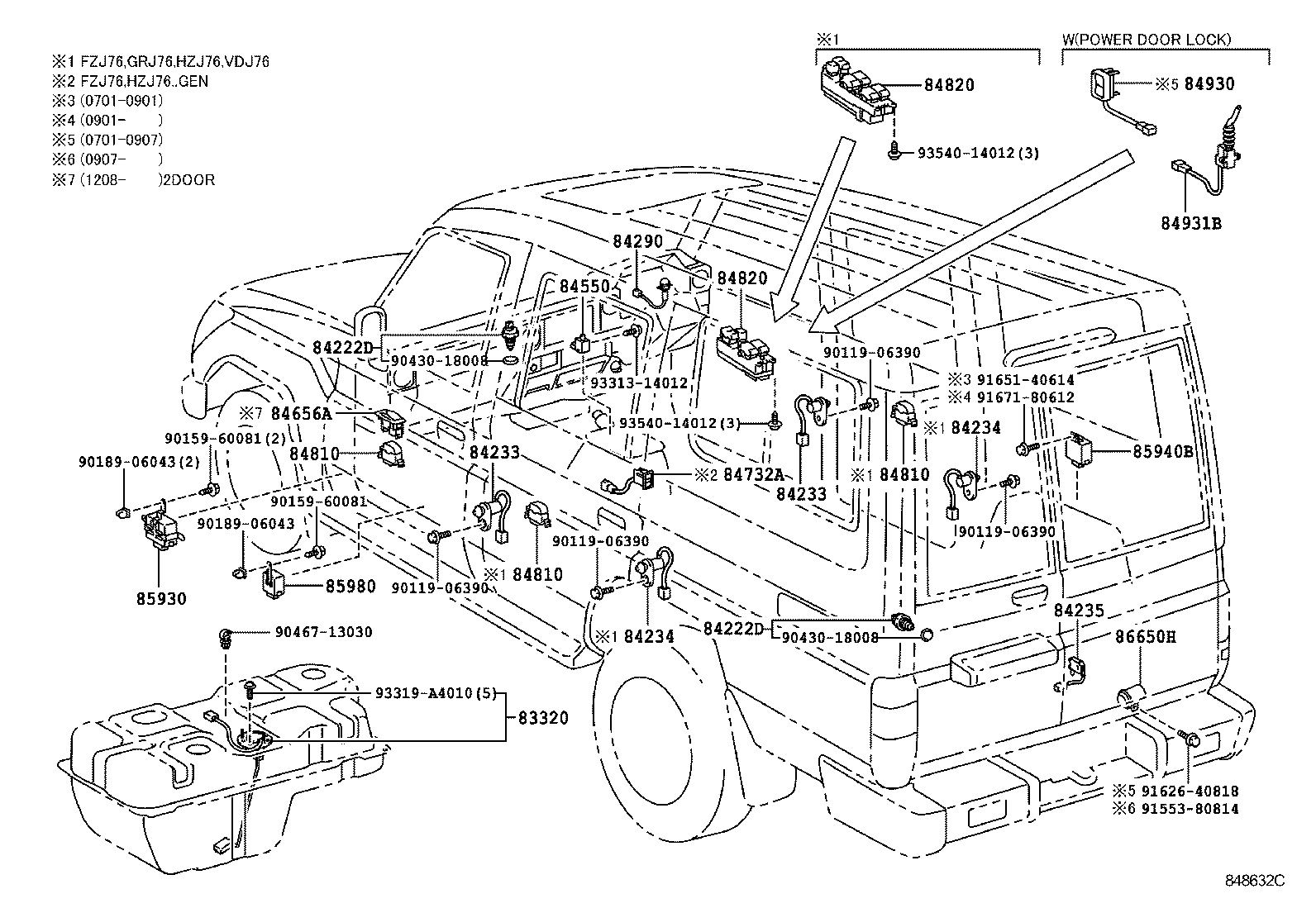  LAND CRUISER 70 |  SWITCH RELAY COMPUTER